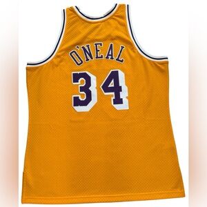 100% Authentic‎ Shaquille O'Neal Mitchell & Ness 96-97 Lakers Jersey Sz XL